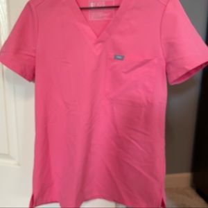 Figs skinny scrub pants and 1 pocket scrub top